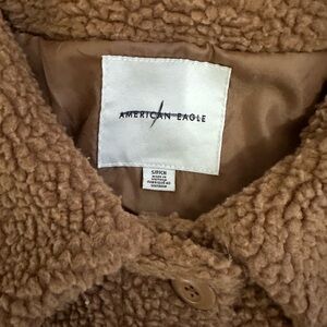 American Eagle Oversized Sherpa Trucker Jacket
